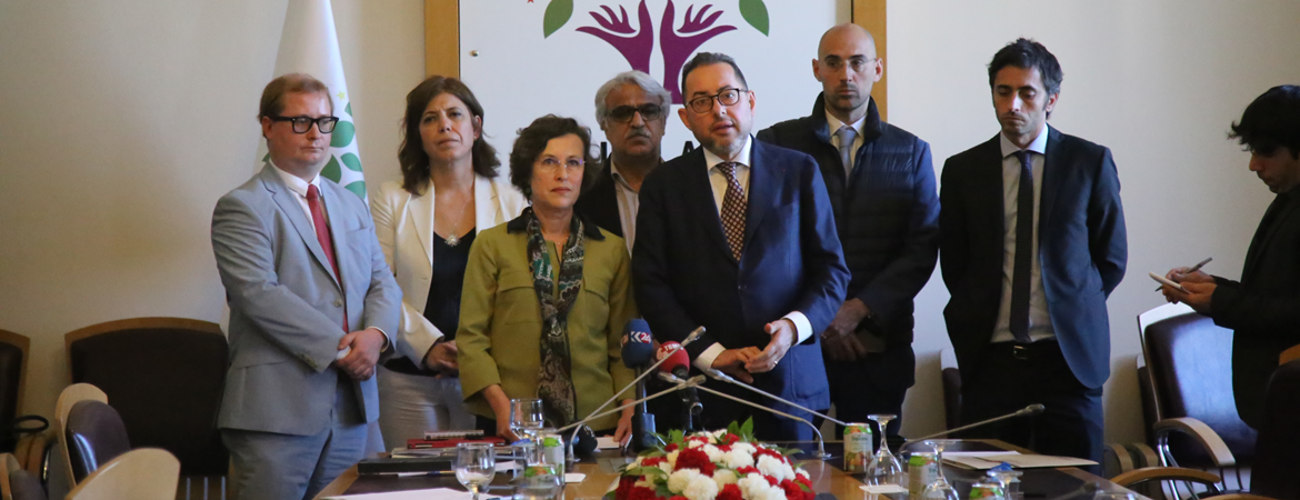 Solidarity visit from Pitella to HDP