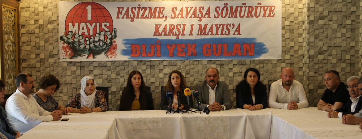 Diyarbakır’dan ortak çağrı: 1 Mayıs’ta yoksulluğu derinleştiren savaşa karşı ortak mücadeleyi büyütelim