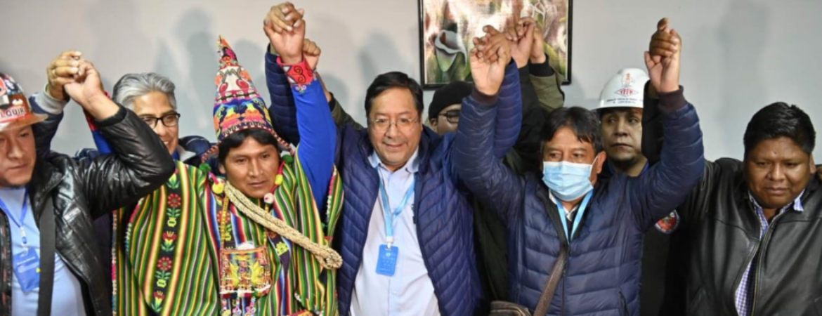 Başkan Luis Arce ve Bolivya Sosyalizme Doğru Hareketi’nin seçim zaferini coşkuyla selamlıyoruz