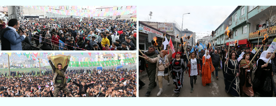 Newroz alanlarından ortak mesaj: AKP-MHP iktidarından hesap soracağız!