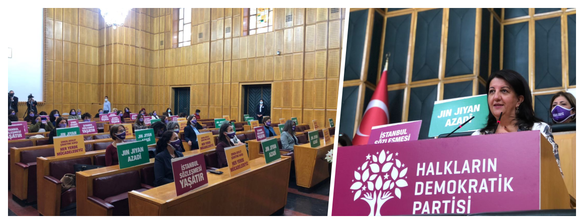 Buldan’dan Meclis’teki tüm kadın milletvekillerine: Kadına yönelik şiddetin son bulması için hep birlikte Meclis’i göreve çağıralım