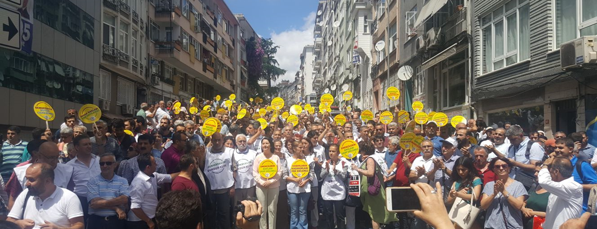 Vicdan ve Adalet Nöbeti İstanbulda 