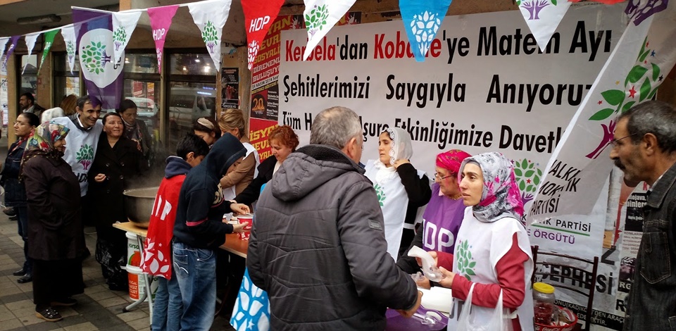 HDP Ataşehir İlçe Örgütü, 1 Mayıs Mahallesinde aşure etkinliği düzenledi