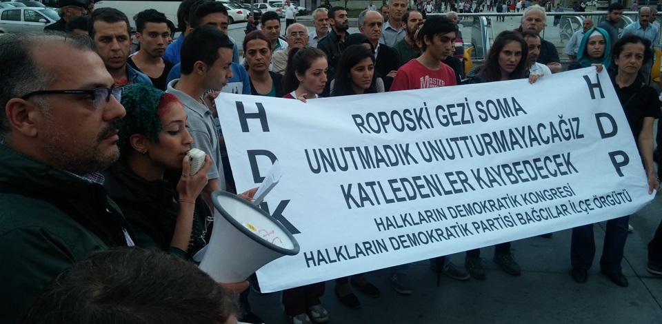 HDP Bağcılar İlçe Örgütü, Gezi direnişinin yıl dönümü öncesi yürüyüş düzenledi