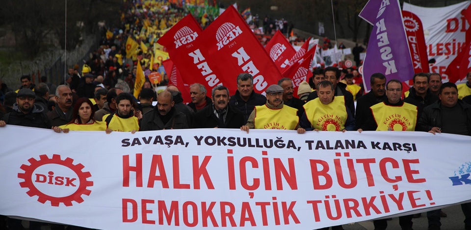 Ankarada miting: Saraylar değil ekmeğimiz büyüsün!