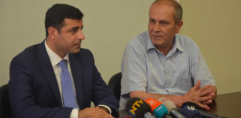 HDP Eş Genel Başkanı ve Cumhurbaşkanı adayı Demirtaş TMMOBu ziyaret etti