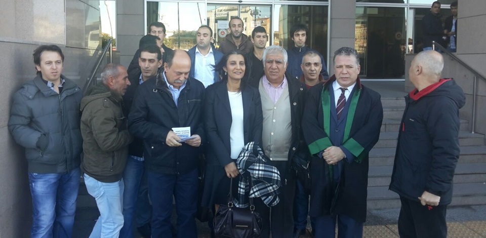 HDP Milletvekili Tüzelden Dora Otel işçilerine destek 