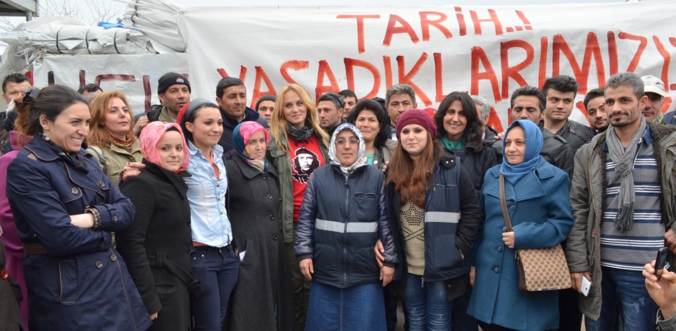HDP, Greif işçilerini ziyaret etti