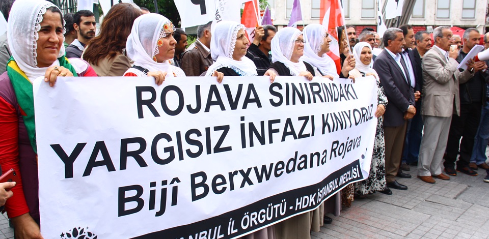 HDPden Rojavadaki katliamlara tepki
