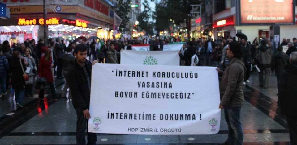 HDPden İnternetime dokunma yürüyüşü