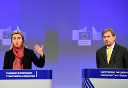 Mogherini and Hahn: A political solution is the only viable option