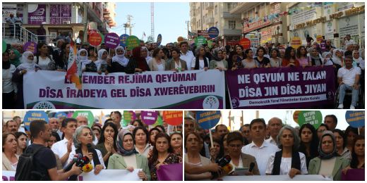 Kayyım Protestosu: O belediyeler Kürt halkınındır ve halkımız kayyımları mutlaka gönderecektir