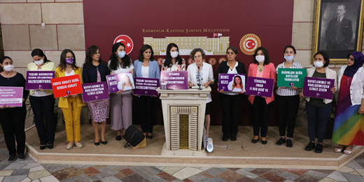 Kadına Yönelik Şiddete Karşı Araştırma Komisyonu’ndan çekildik: Kadın mücadelemiz devam edecek