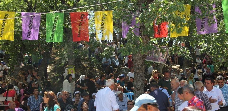 Yayladerede Demirtaşa destek için piknik düzenlendi